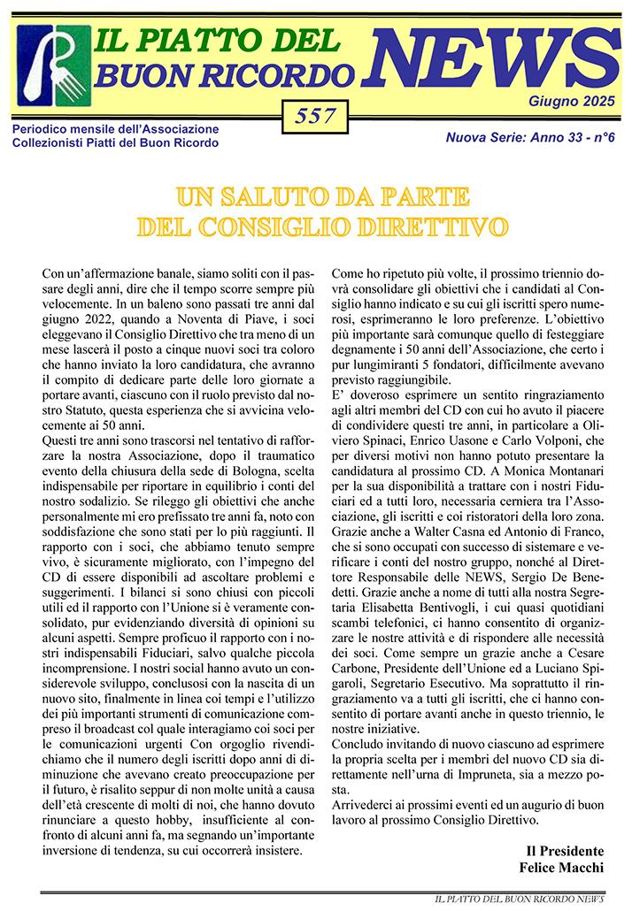 News Giugno 2025
